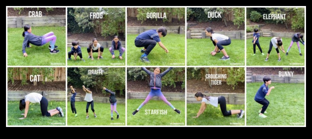 Animal Antics Aerobics: Whimsical Kids' Workouts for Laughs